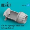 RESKIT RSU72-0220 F-35 (A,C) LIGHTNING II EXHAUST NOZZLE FOR ORANGE HOBBY KIT 1/72